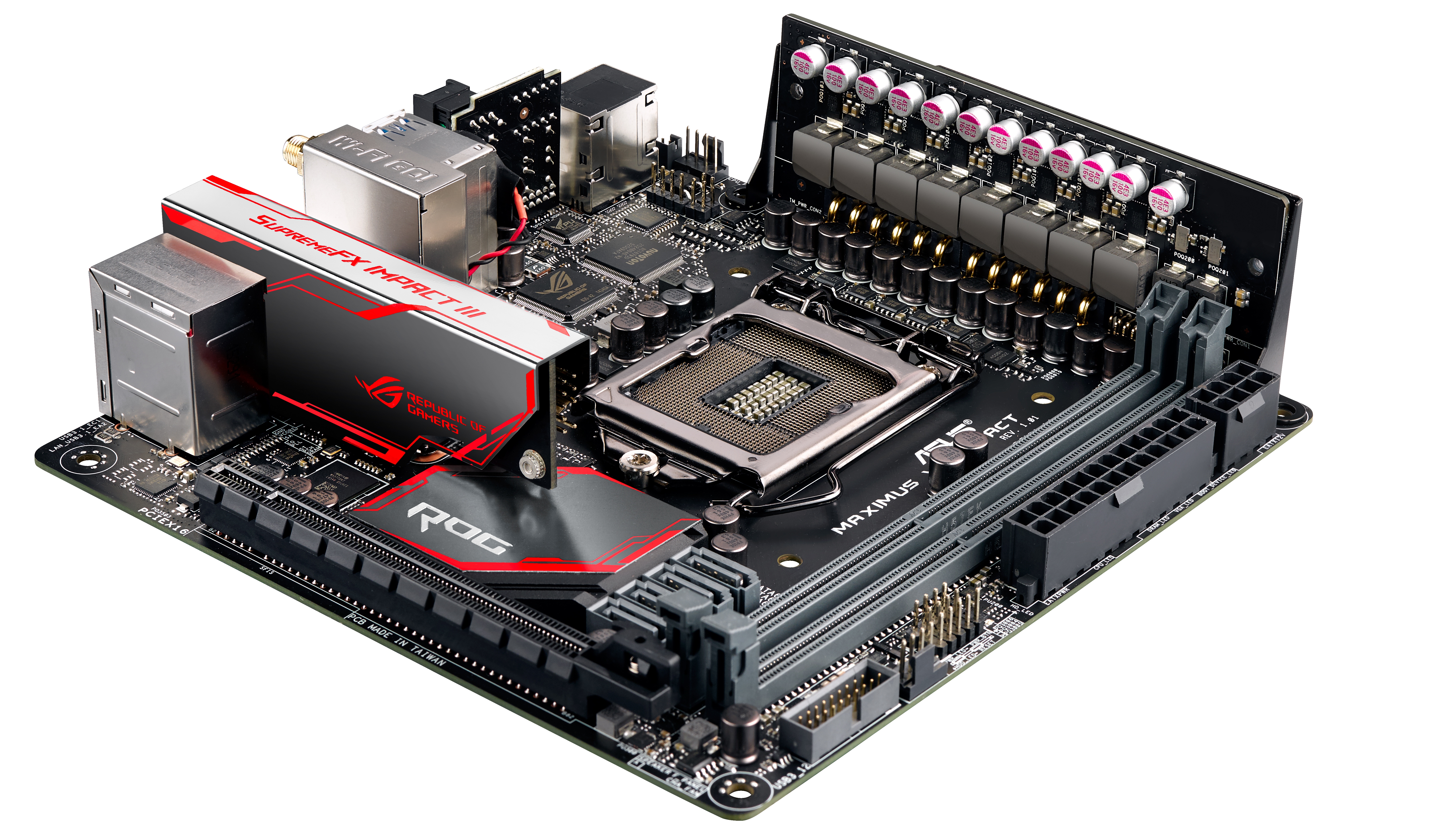 Board Features, Visual Inspection - The ASUS Maximus VIII Impact